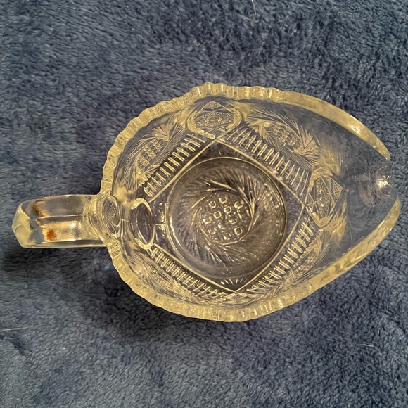 EAPG Crystal Creamer - ARTCUT LINE c1913 - Picture 2 of 6